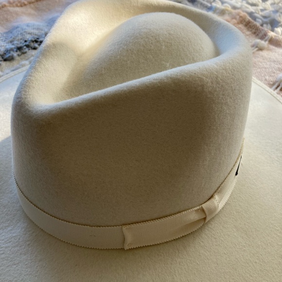 ❤️ Brixton Jo Rancher Off White Wool Hat - Picture 10 of 15